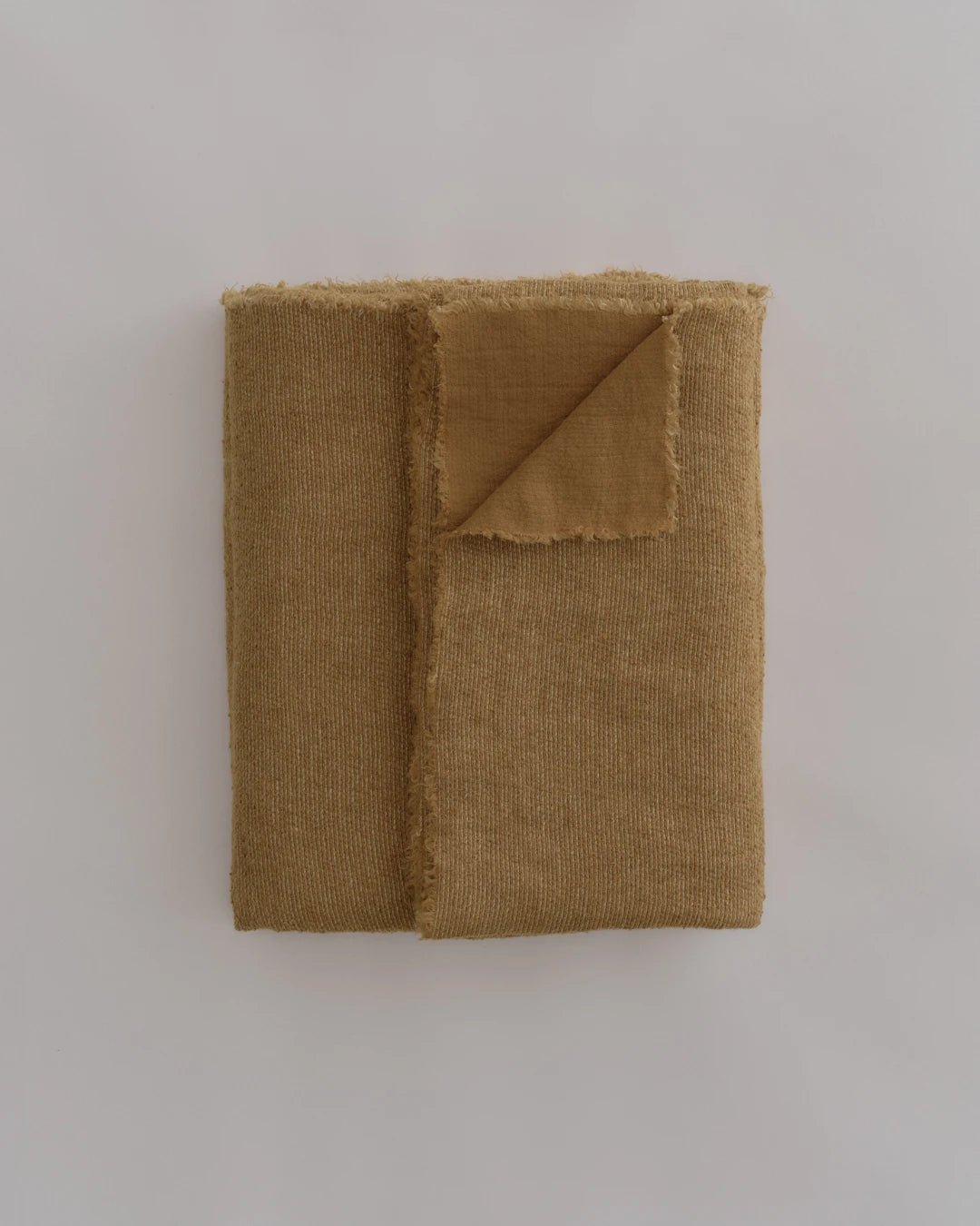 Flocca Heavyweight Linen Bedcover - Russo/Lina