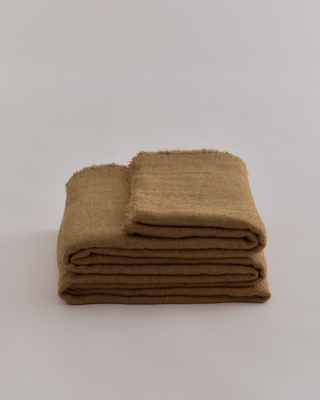 Flocca Heavyweight Linen Bedcover - Russo/Lina