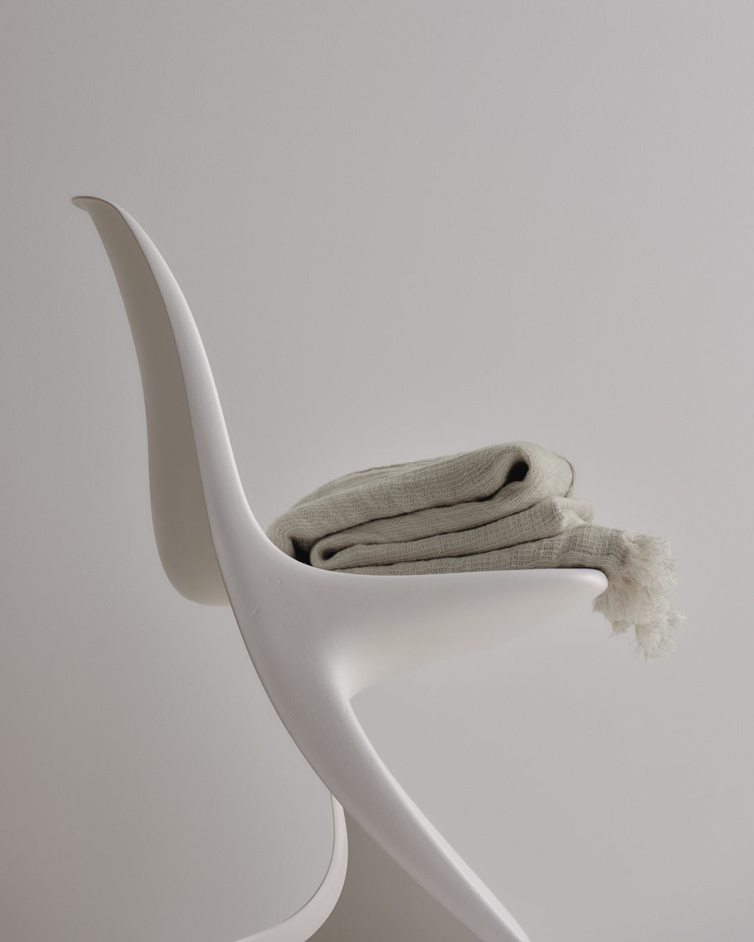 Linen Throw Blanket | Silvery Sage