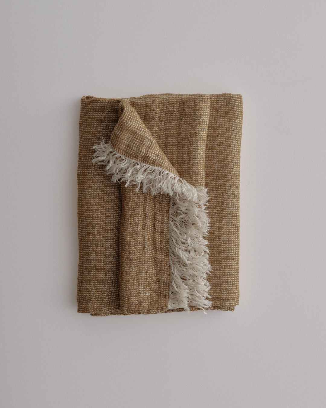Linen Throw Blanket | Rich Toffee