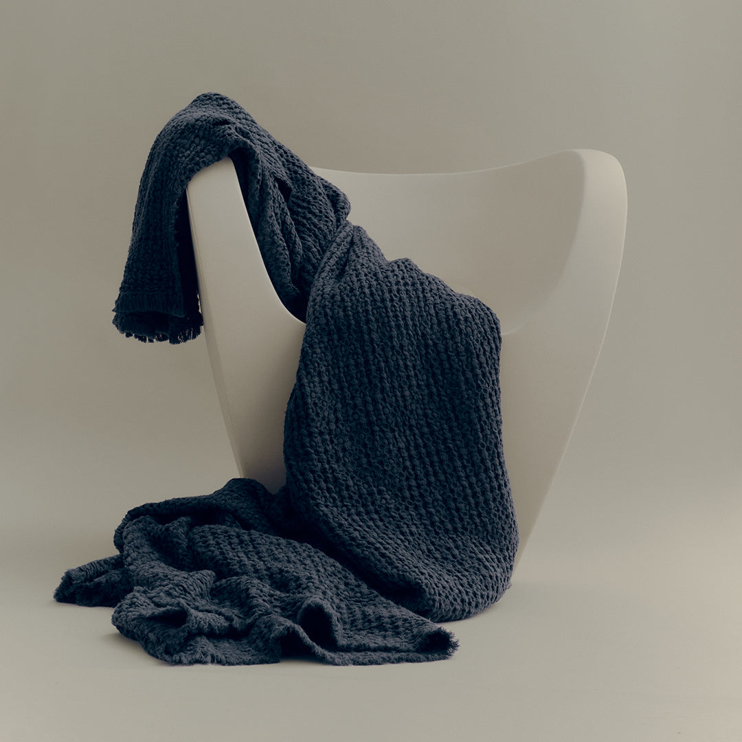 Flocca Linen Blanket - Bateau