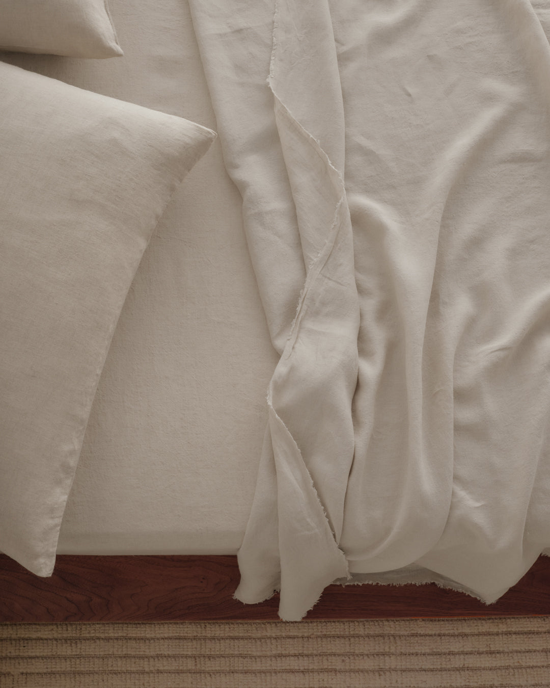 Flocca Linen Flat Sheet | Sandy Color
