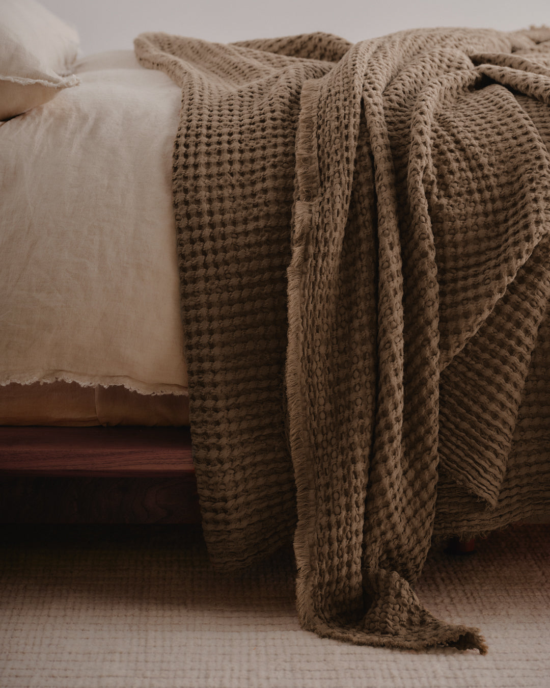 Linen Blanket | Chocolate Brown Throw – Hale Mercantile