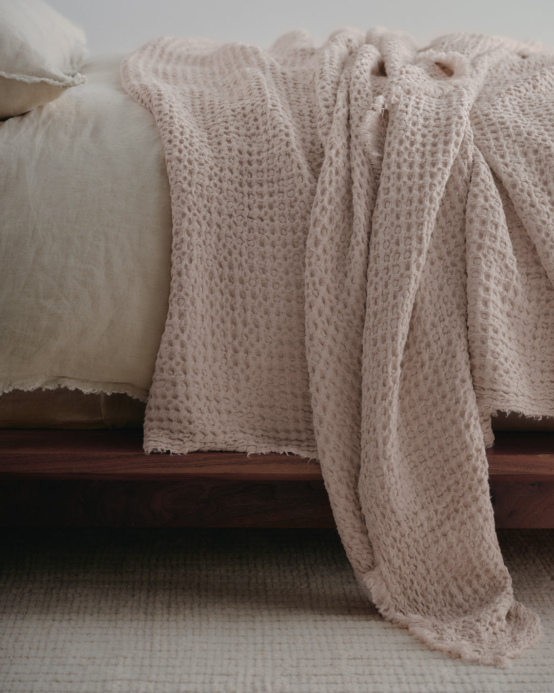 Flocca Linen Blanket - Floss