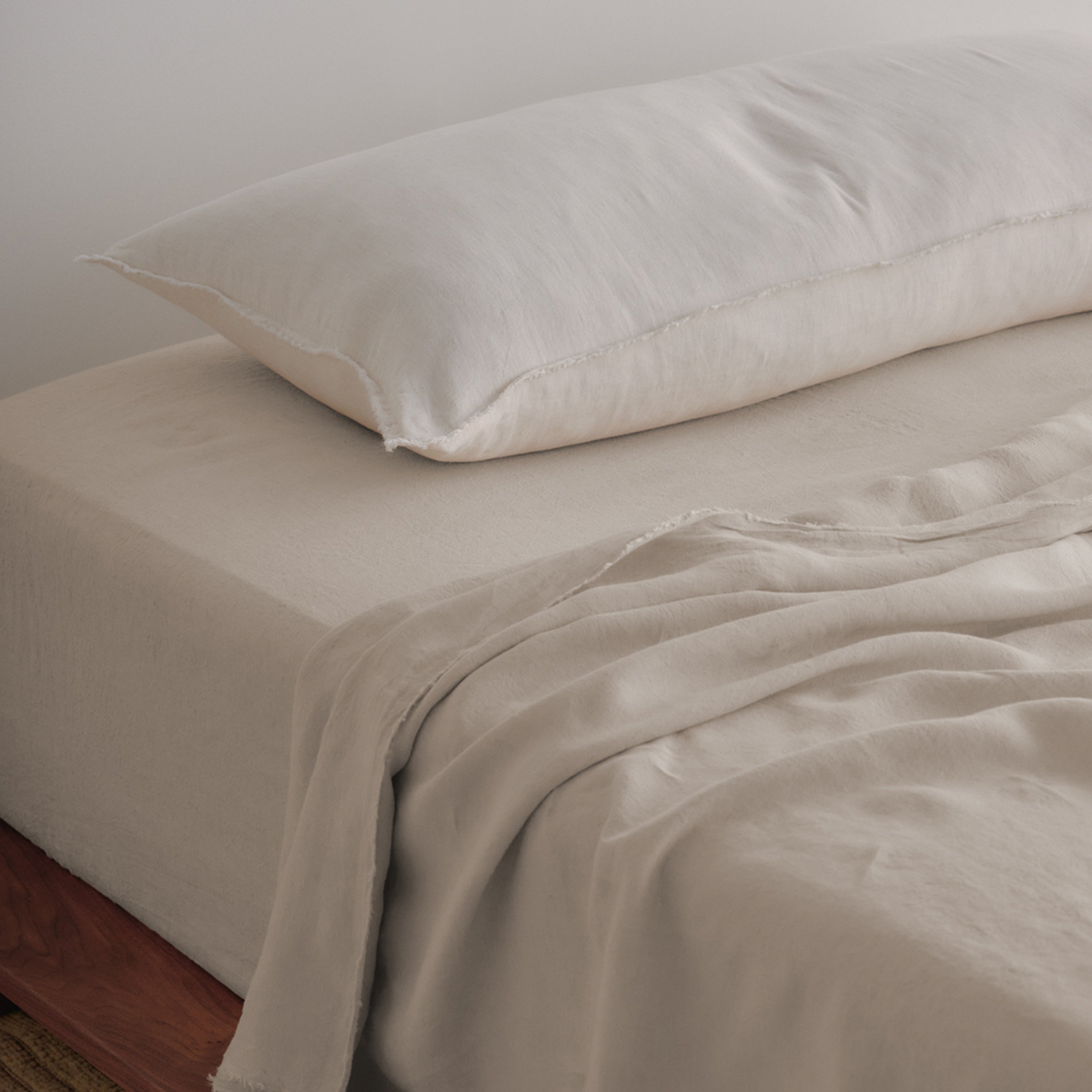 Flocca Linen Body Pillow - Petra