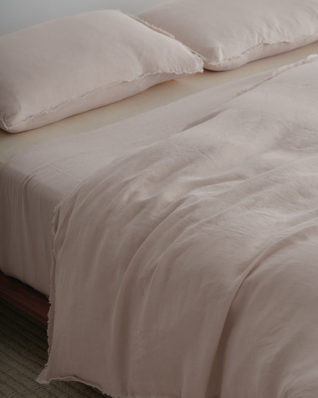 Linen Duvet Cover | Earthy Pink