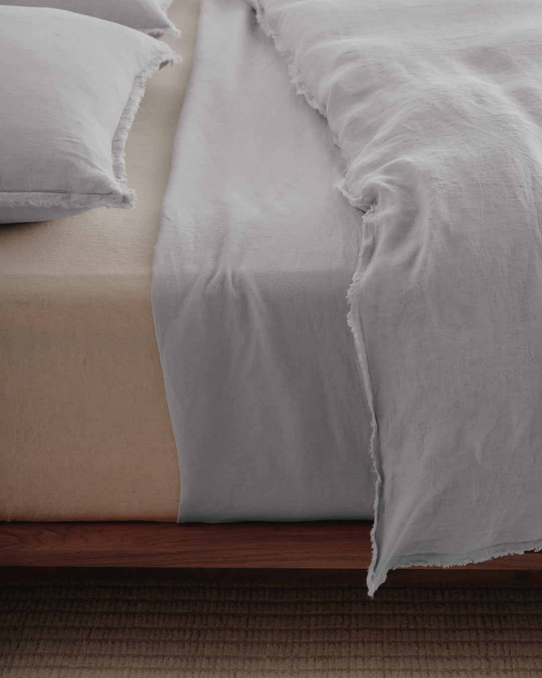 Linen Duvet Cover | Pale Grey