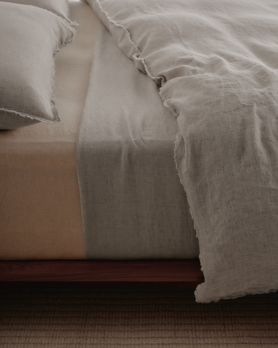 Linen Duvet Cover | Sandy Grey