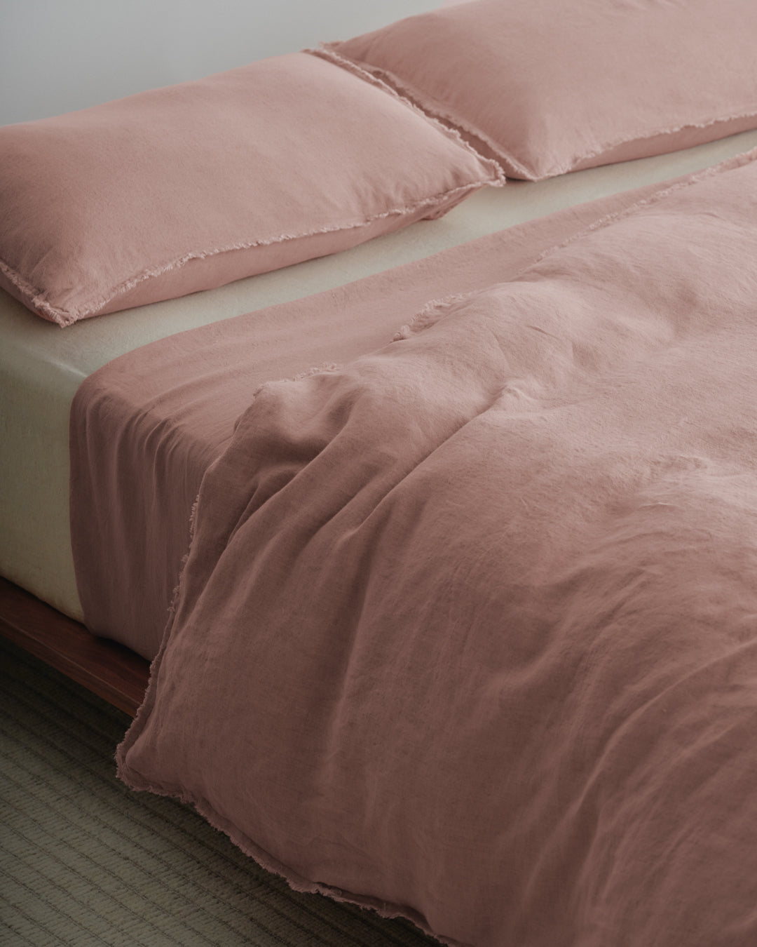 Linen Duvet Cover | Clay Pink