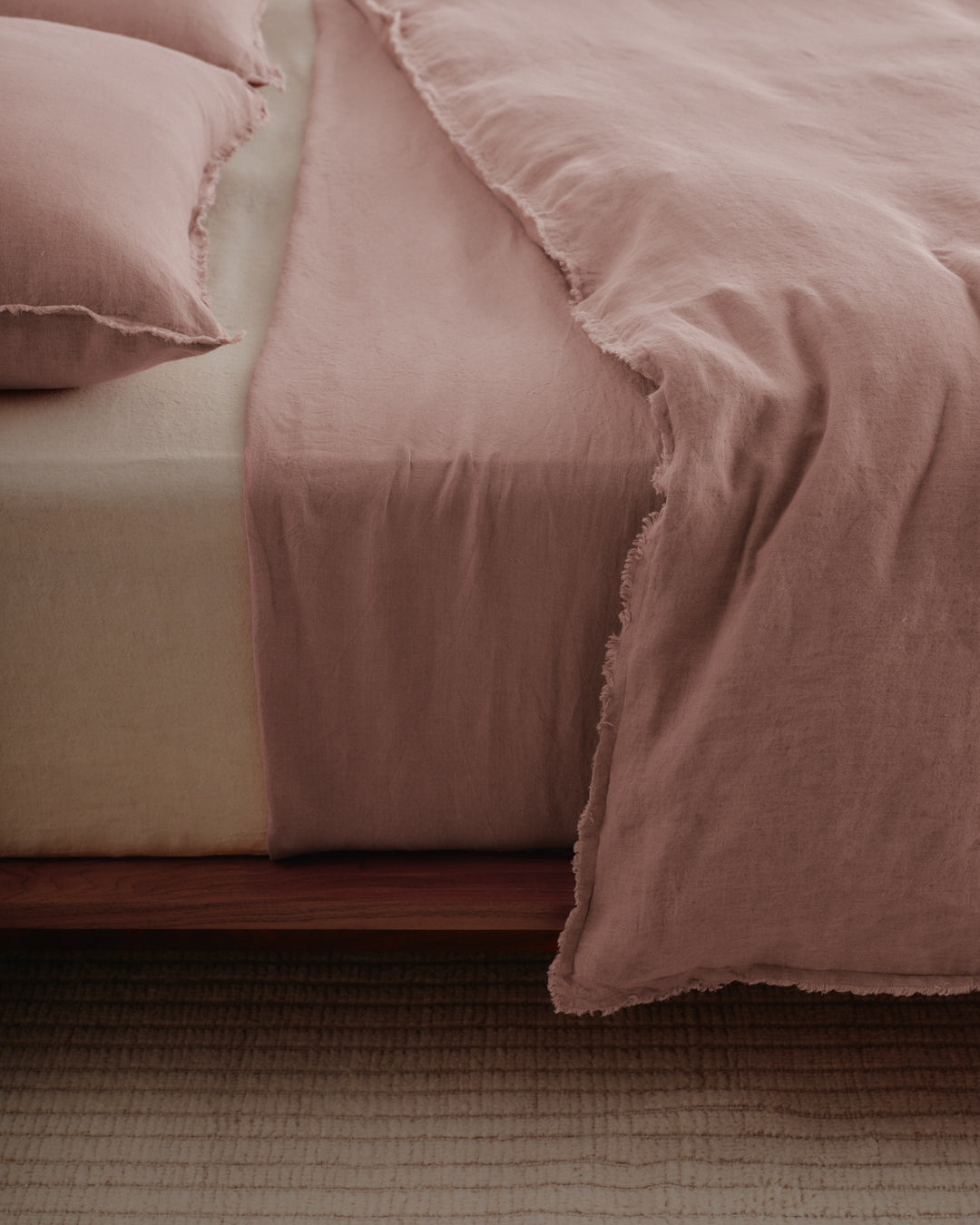 Linen Duvet Cover | Clay Pink