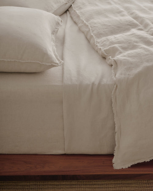 Linen Duvet Cover | Sandy Color