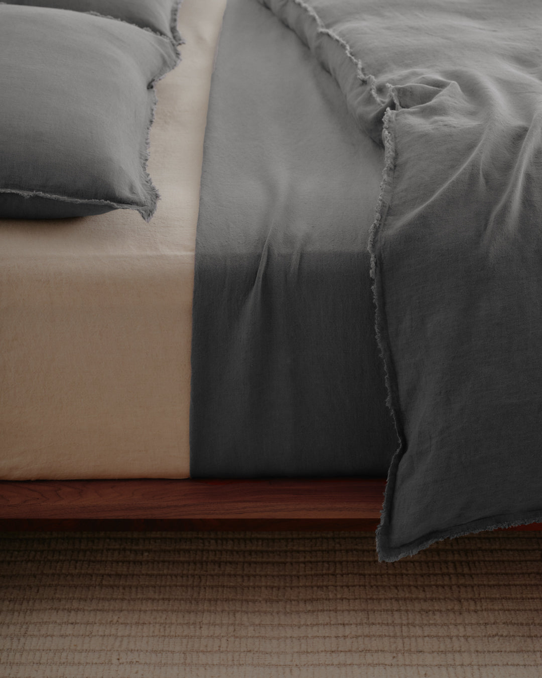 Linen Duvet Cover | Charcoal Grey