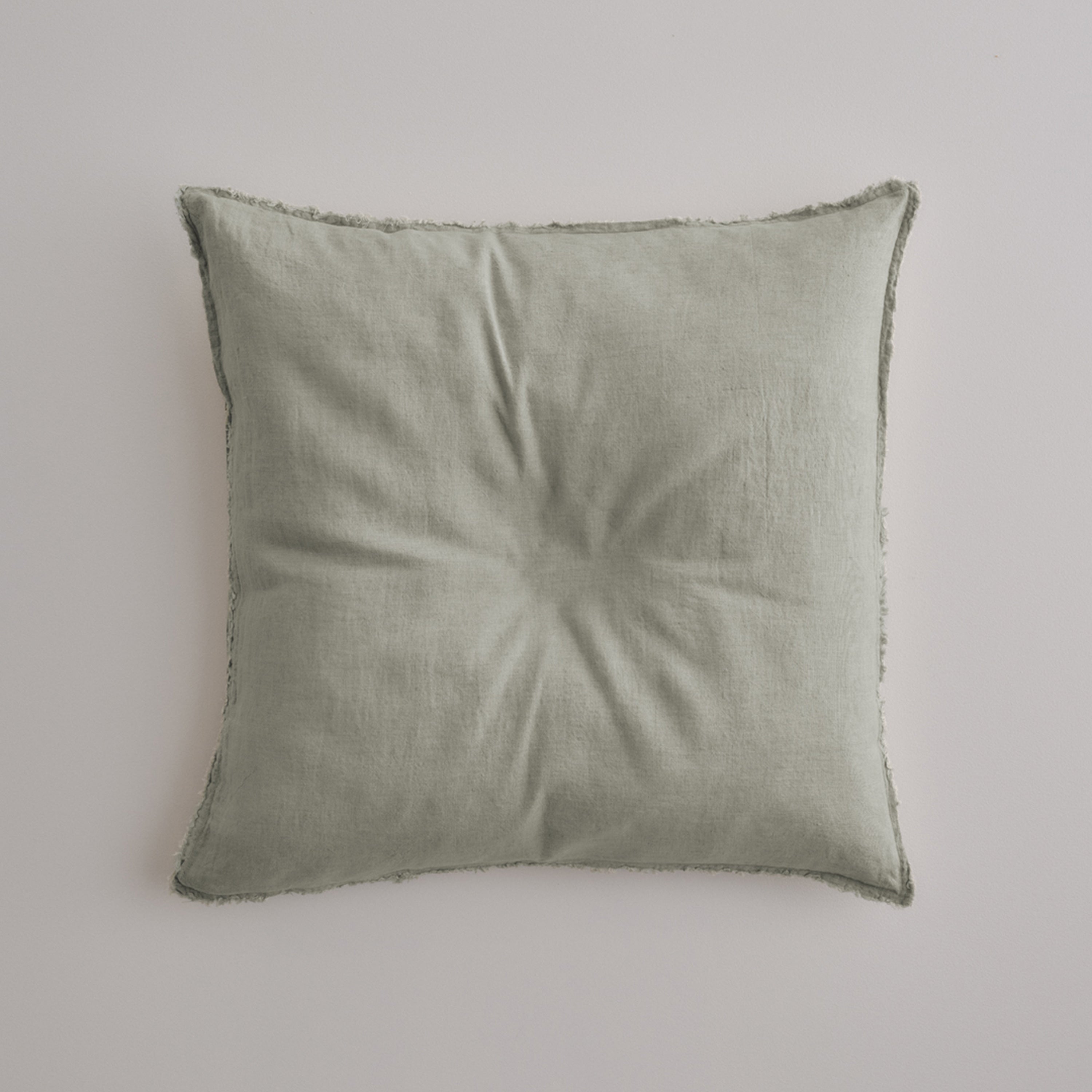 Flocca Linen Euro Sham - Argent