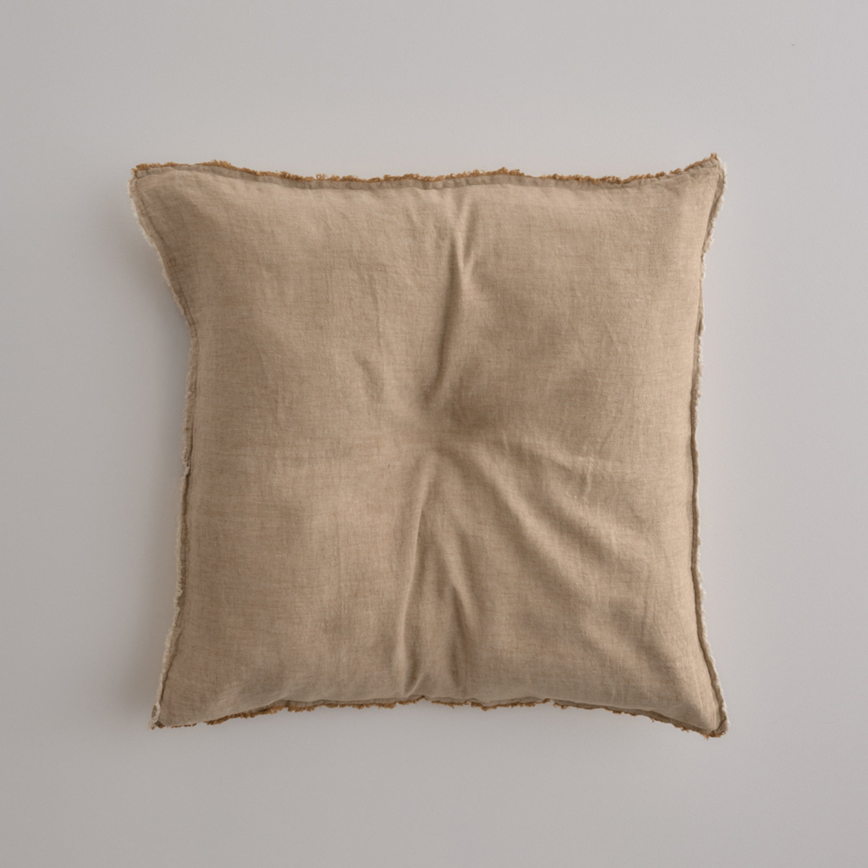 Flocca Linen Euro Sham - Brun