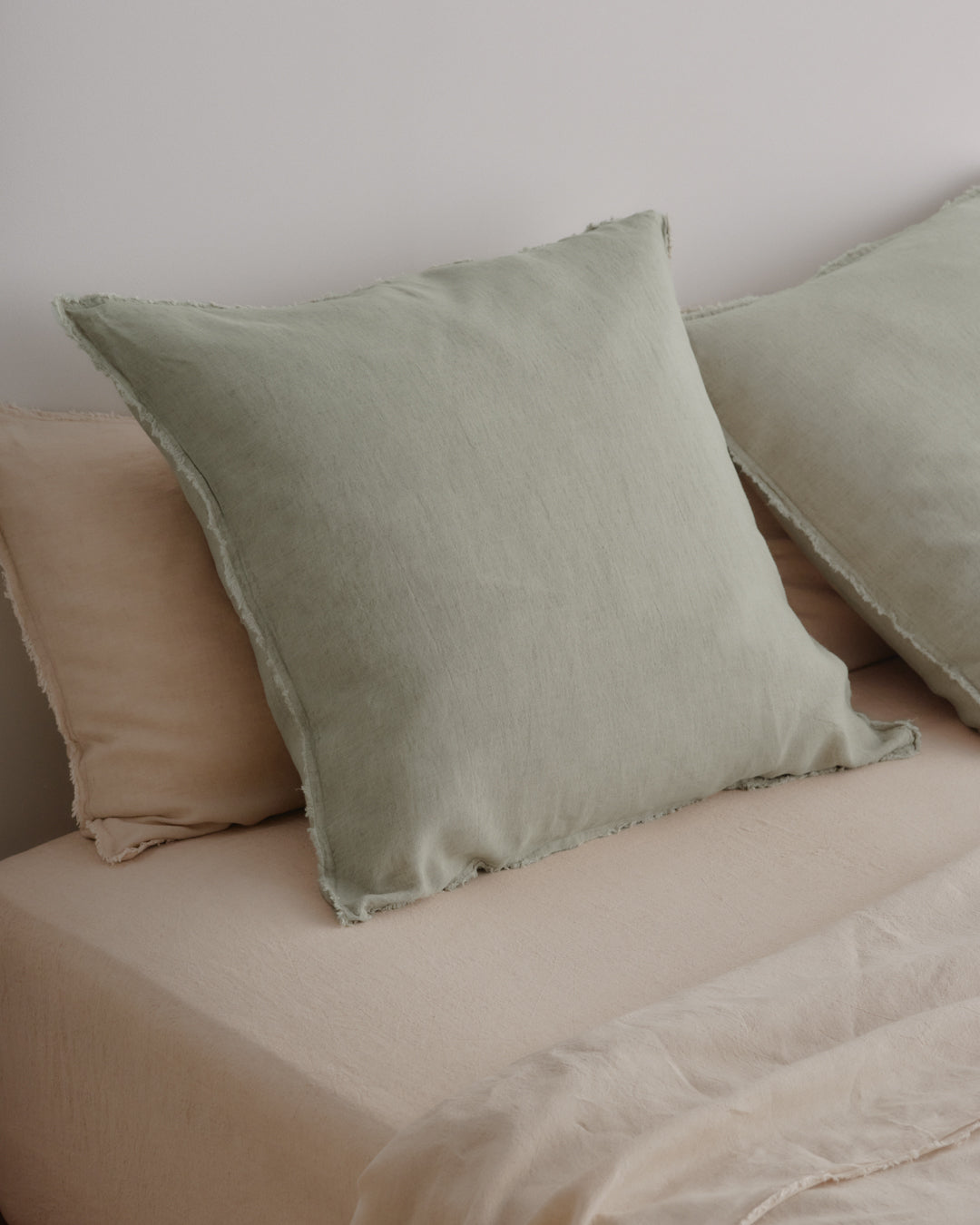 European Linen Pillowcases | Silvery Sage