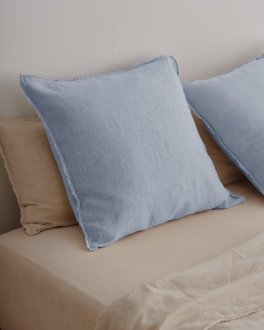 European Linen Pillowcases | Coastal Blue
