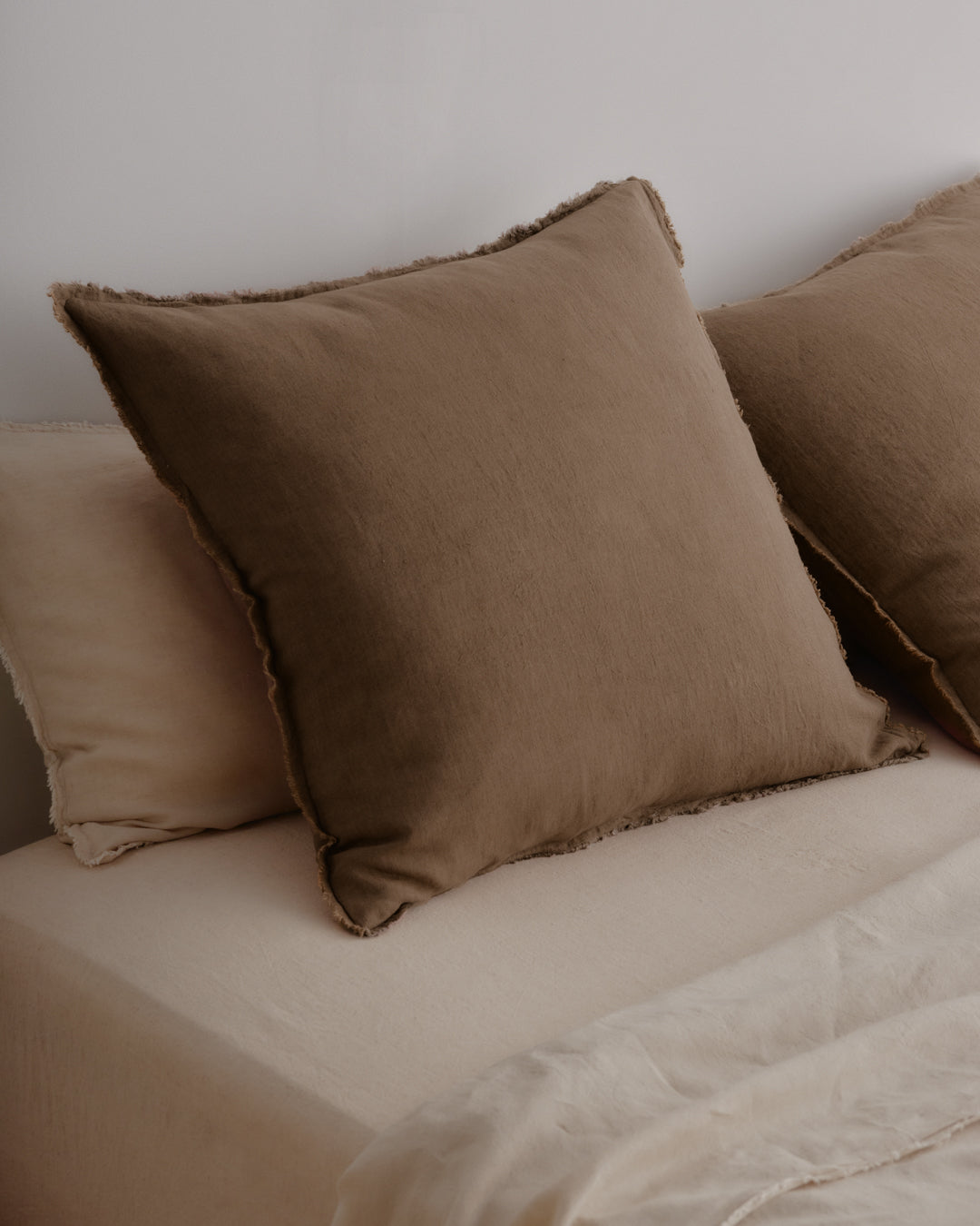 European Linen Pillowcase | Chocolate Brown