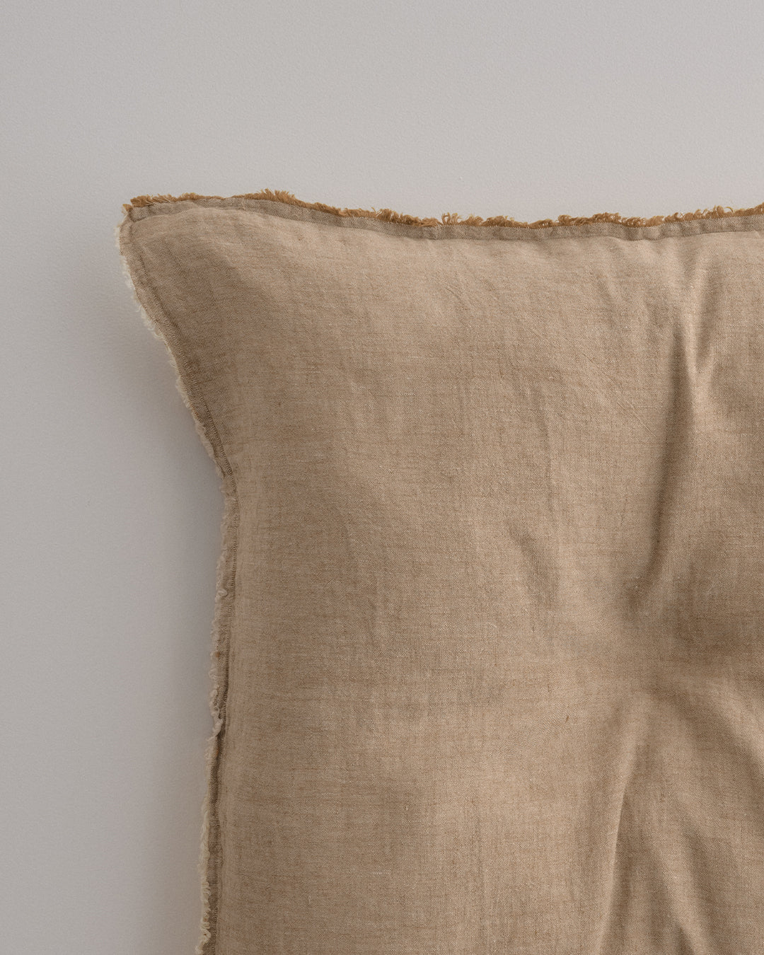 Flocca Linen Euro Sham - Brun
