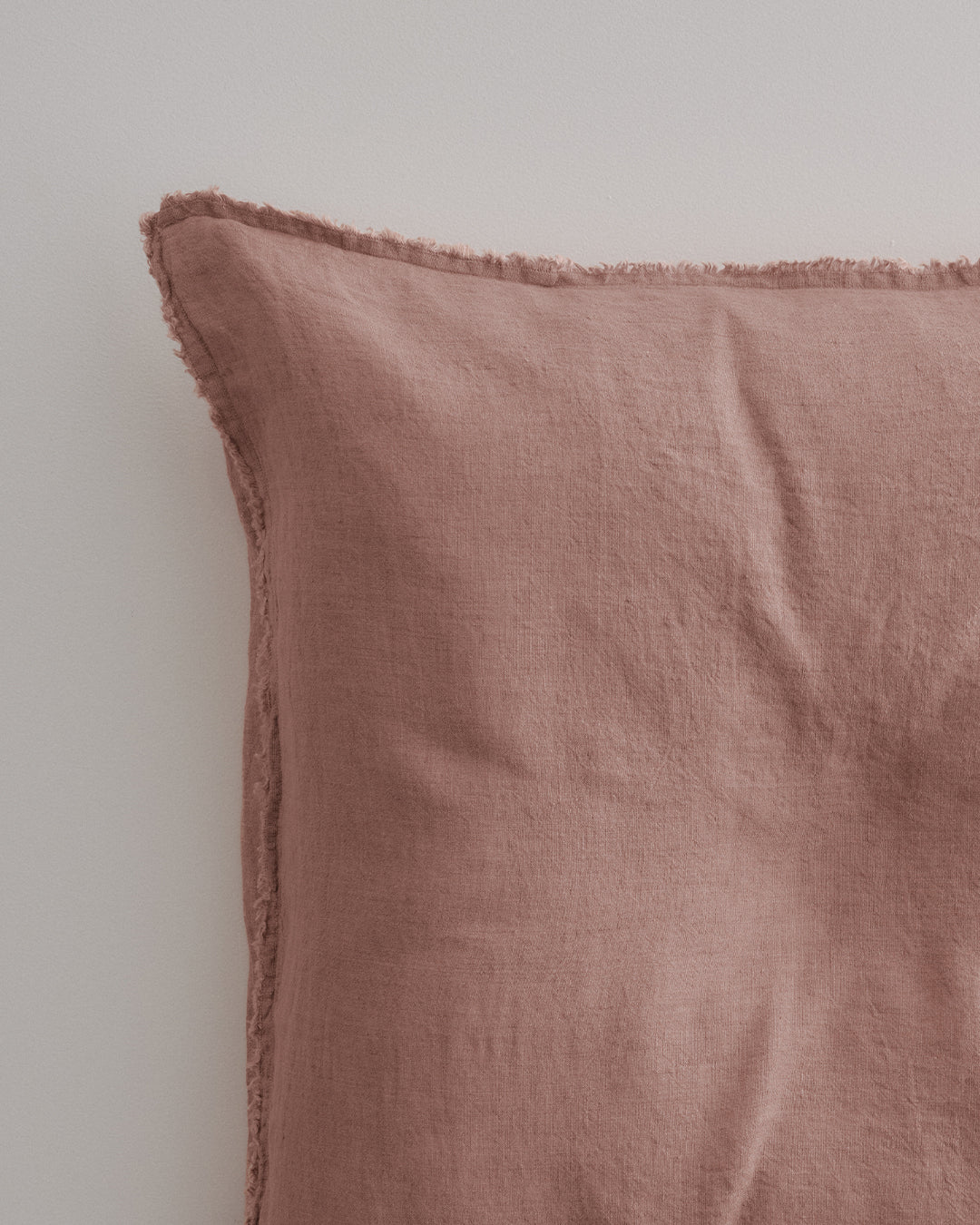Flocca Linen Euro Sham - Rosa