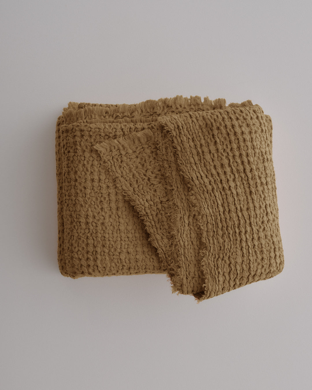 Linen Blanket | Rust Tone Luxury Throw