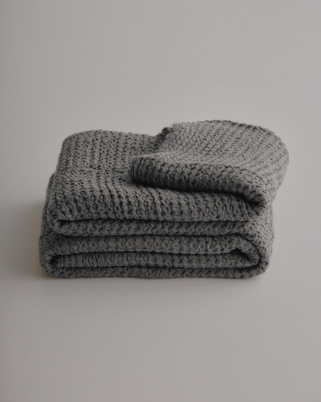 Linen Blanket | Charcoal Grey Luxury Throw