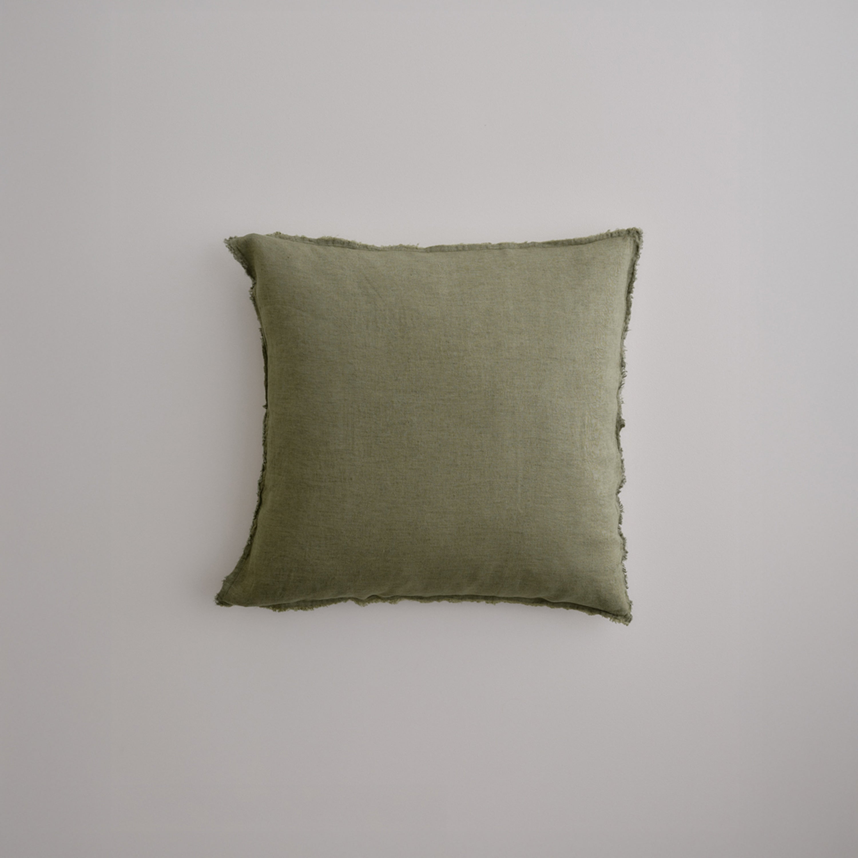 Flocca Linen Pillow - Armee