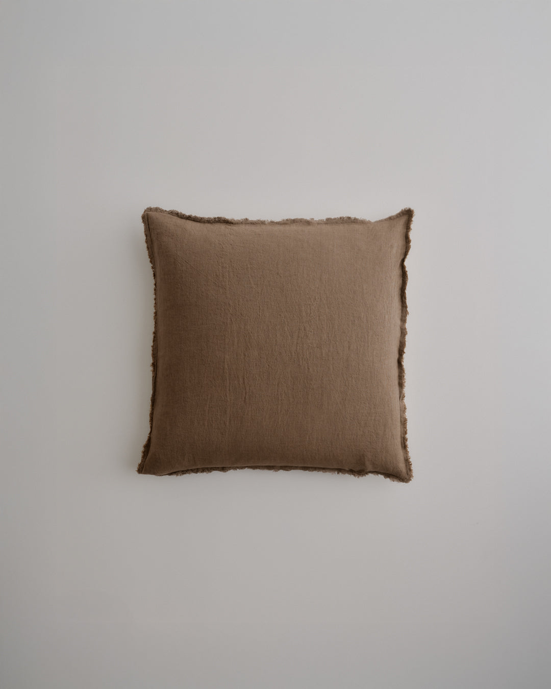 Linen Cushion & Cover | Chocolate Brown