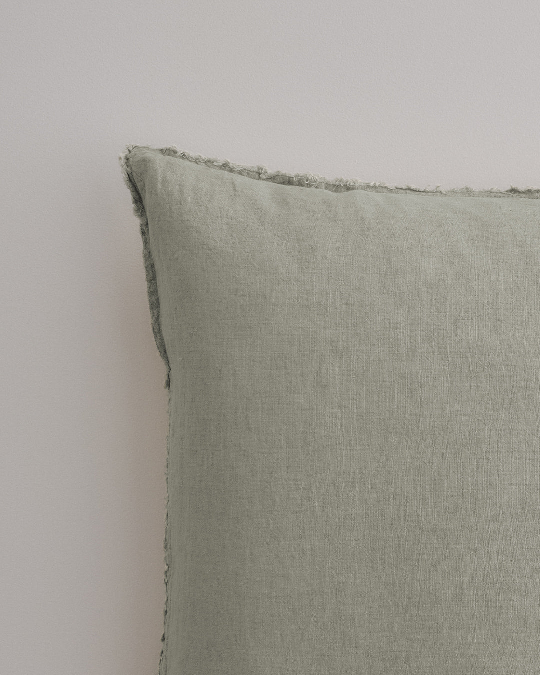 Flocca Linen Pillow - Argent