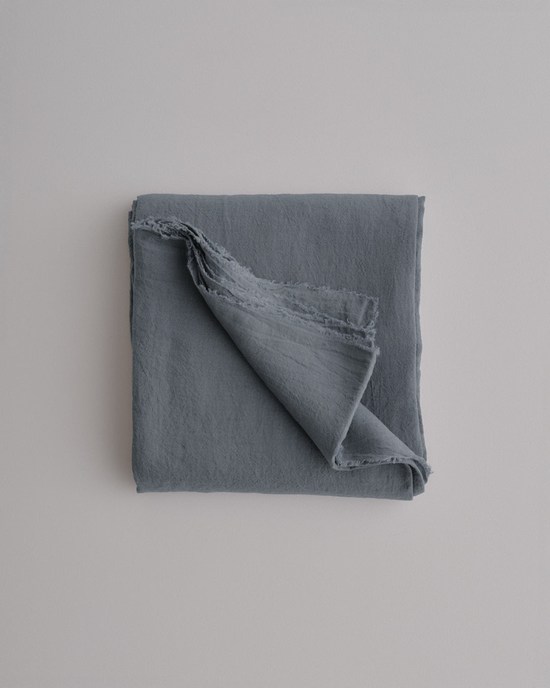 Linen Duvet Cover | Deep Sea Blue