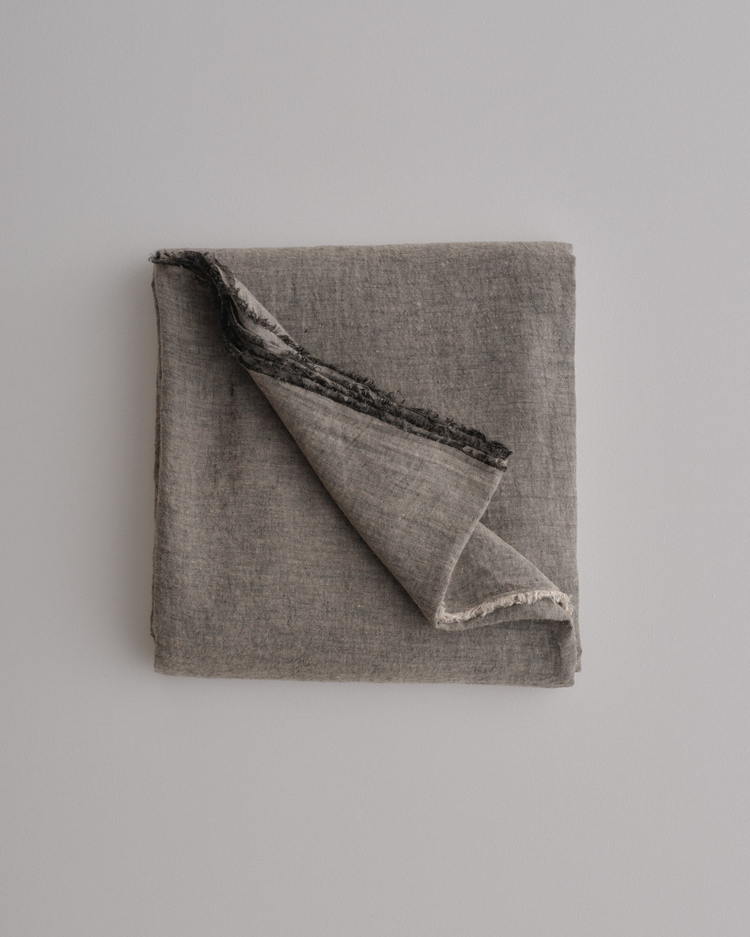 Linen Duvet Cover | Muted Black