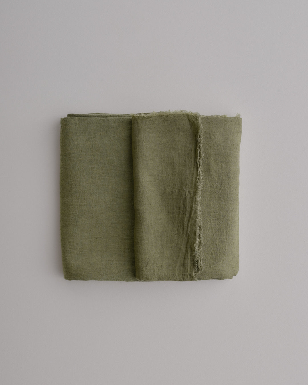Linen Flat Sheet | Deep Khaki