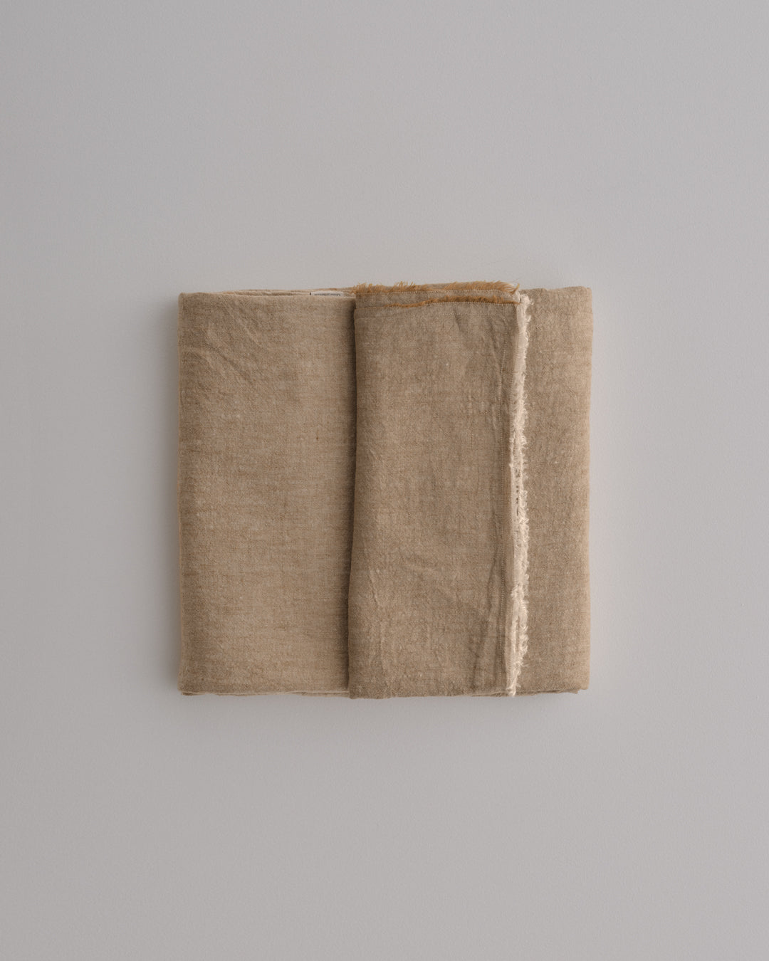 Linen Flat Sheet | Rich Toffee