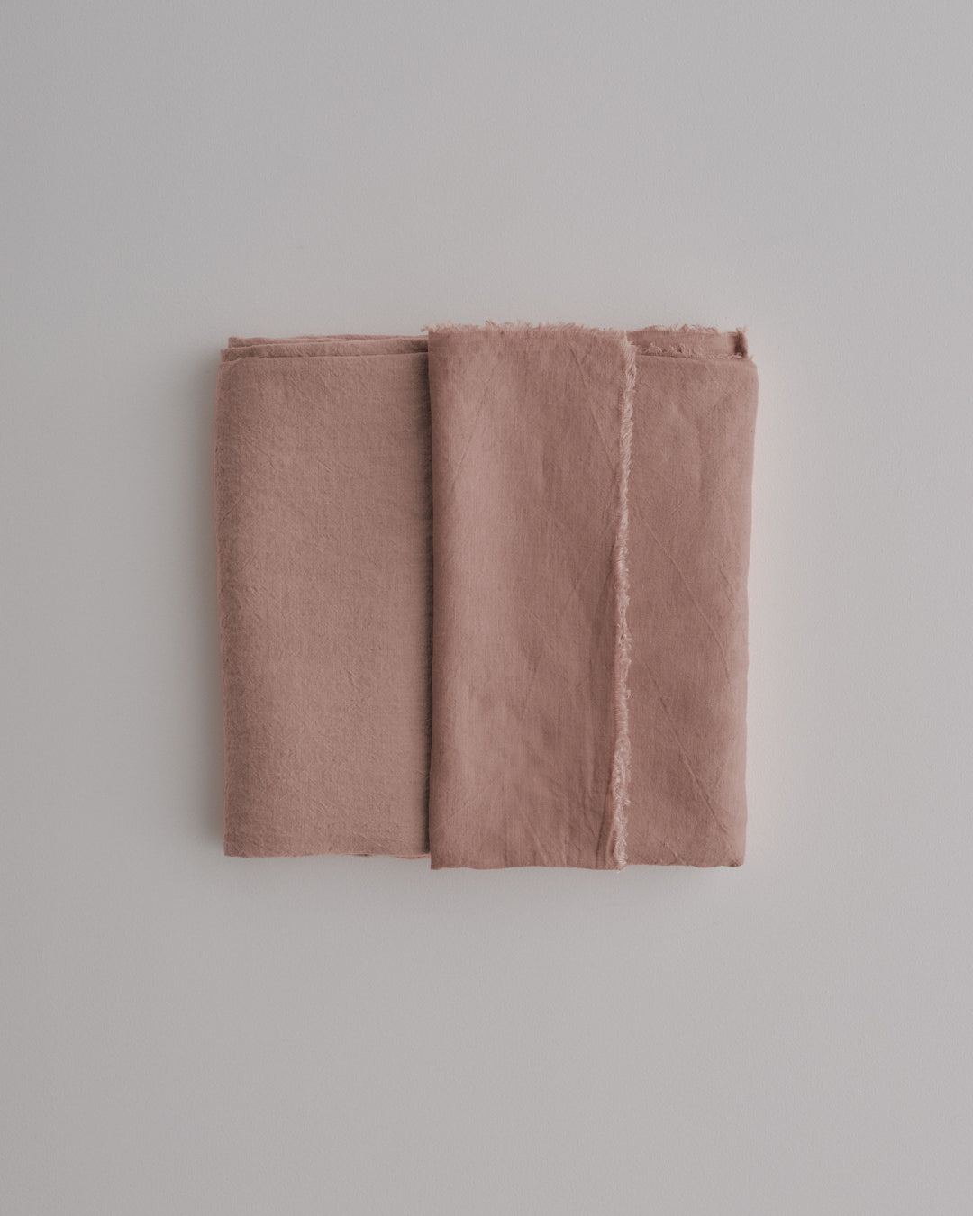 Linen Flat Sheet | Clay Pink