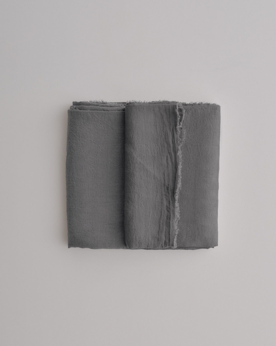 Linen Flat Sheet | Charcoal Grey