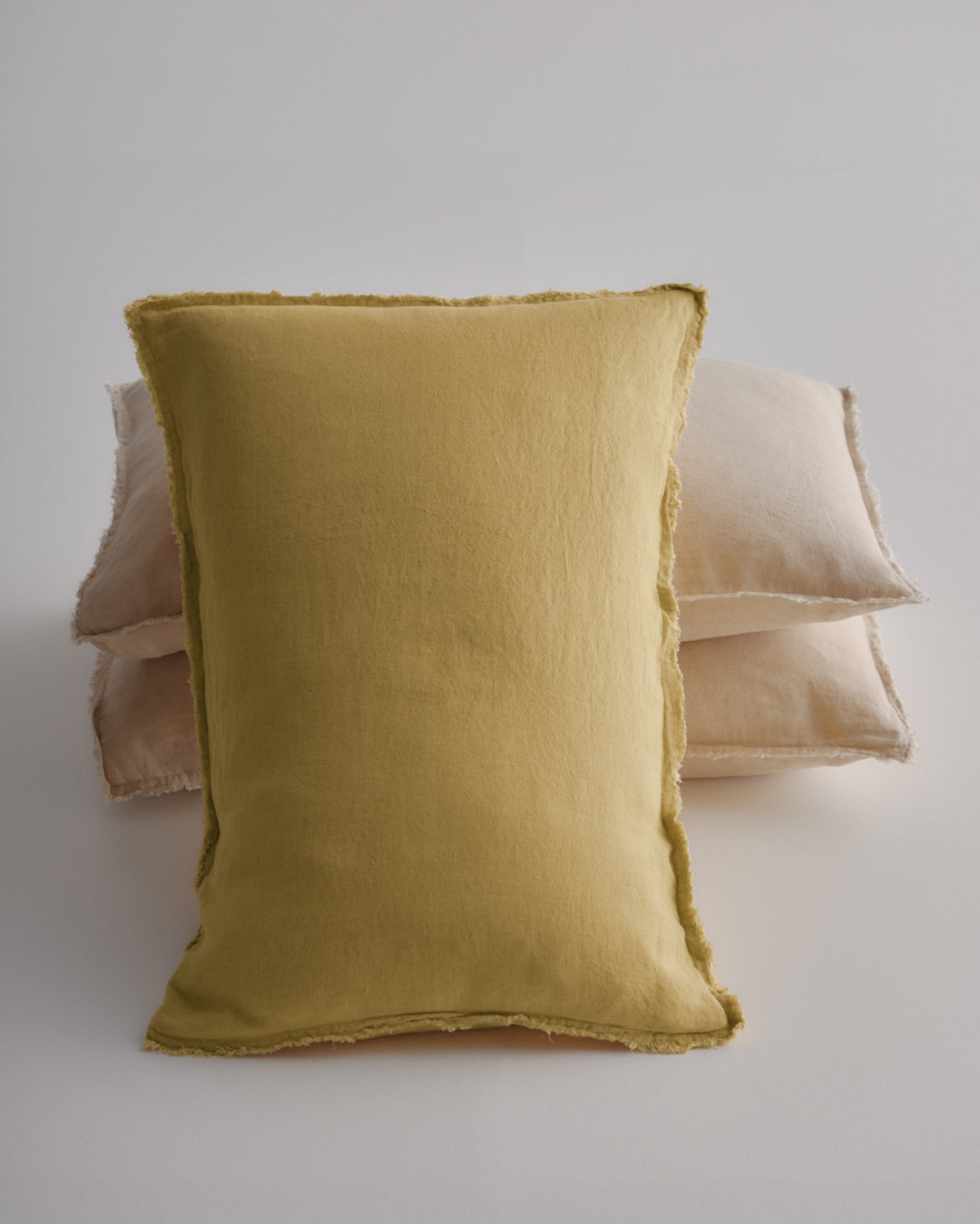 Flocca Linen Pillowcase | Muted Gold