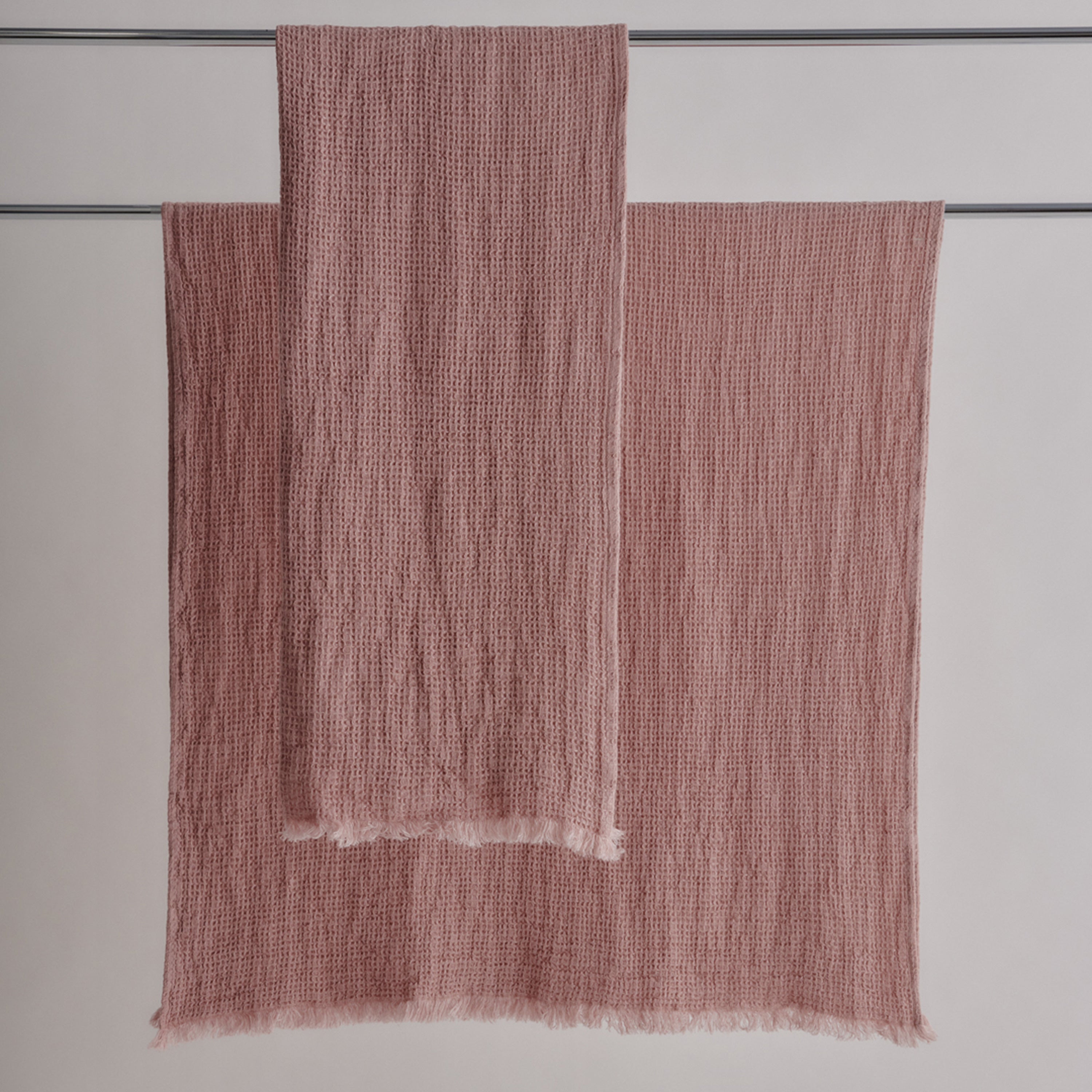 Flocca Linen Bath Towel - Rosa
