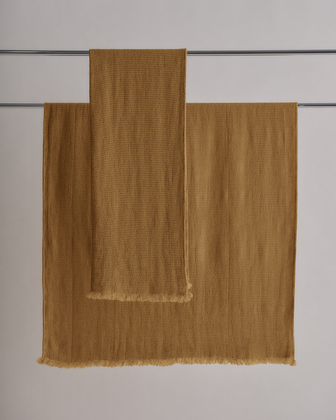Luxury Linen Bath Towel | Rust Tone