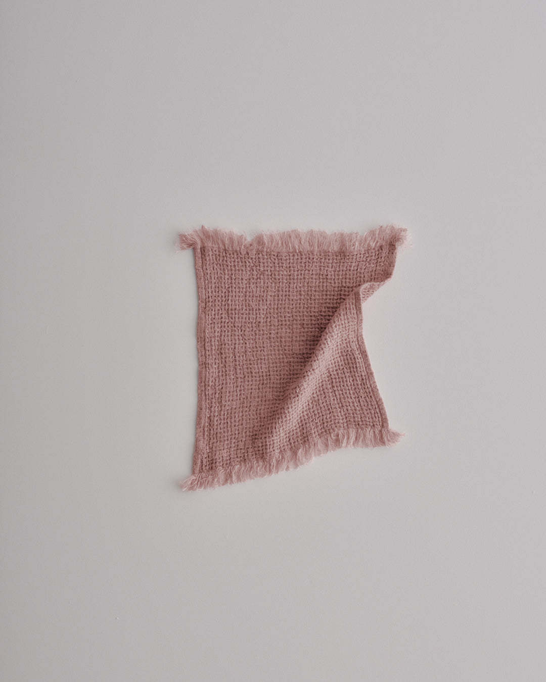 Linen Face Towel | Clay Pink