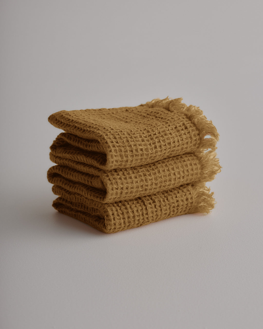 Linen Face Towel | Rust Tone
