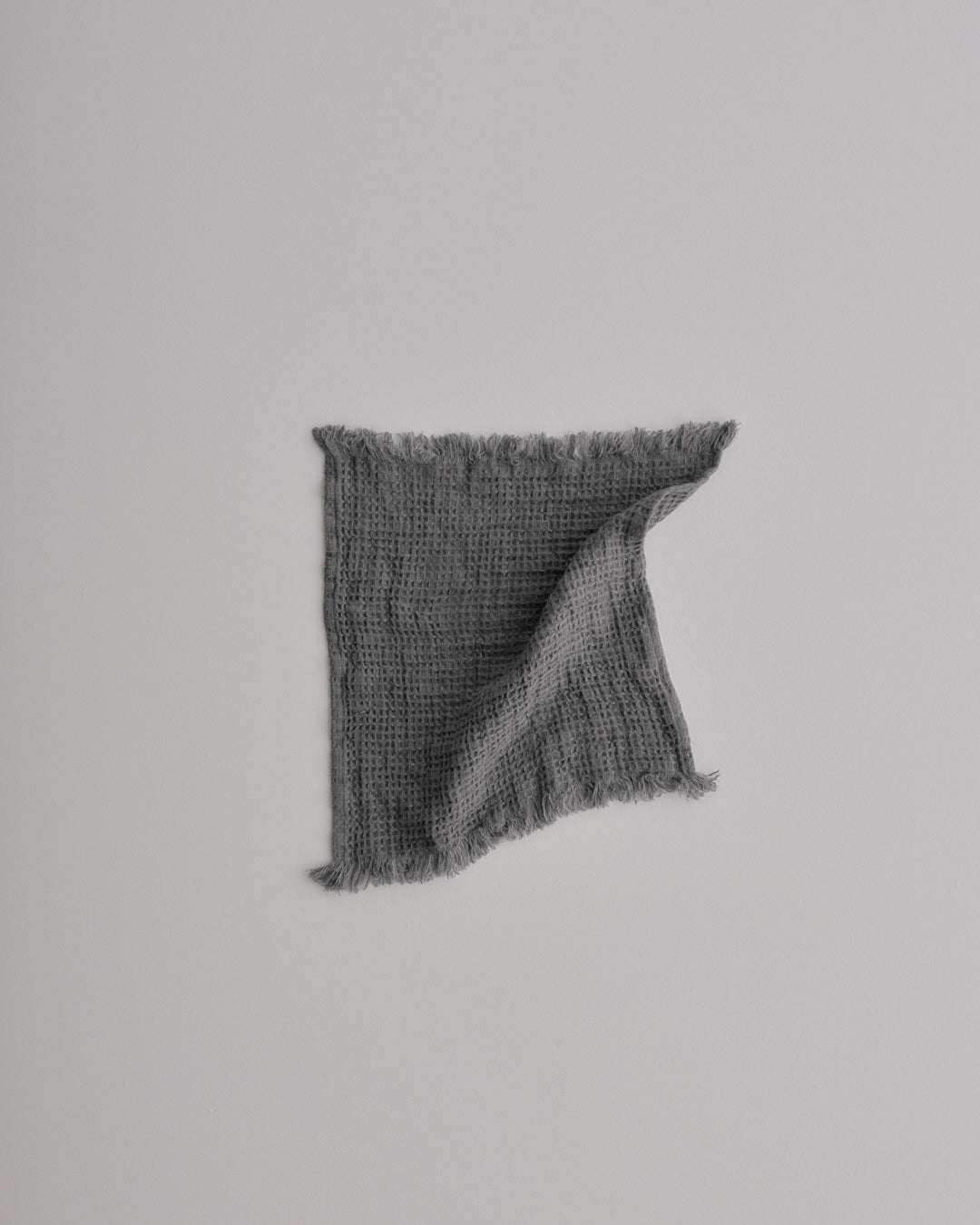 Linen Face Towel | Charcoal Grey