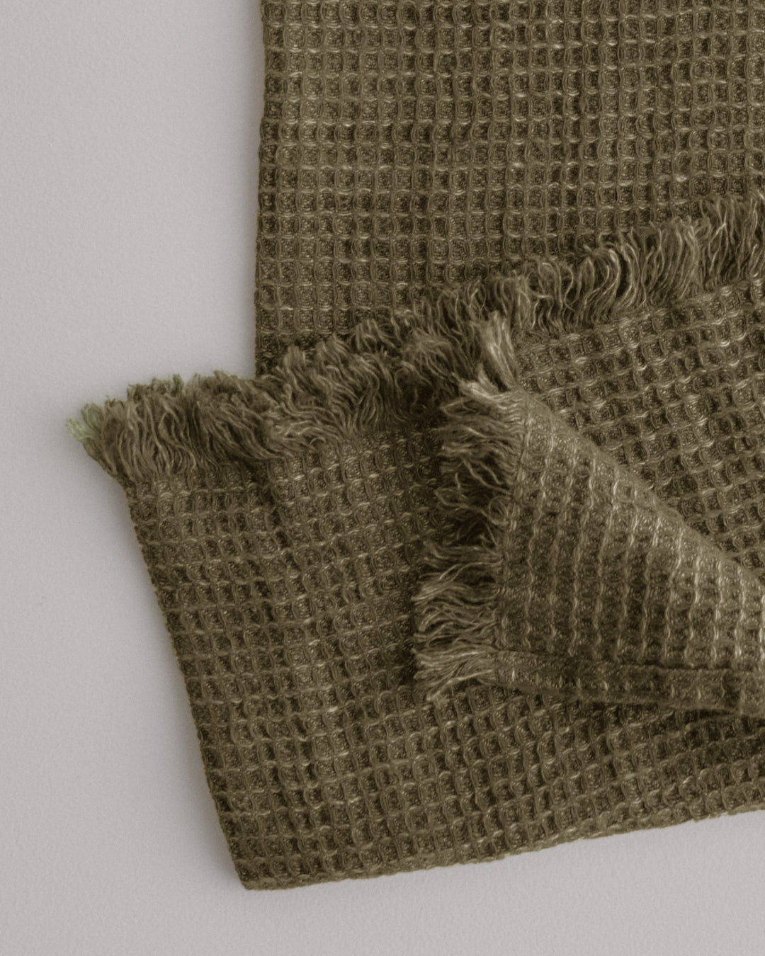 Linen Hand Towels | Deep Khaki