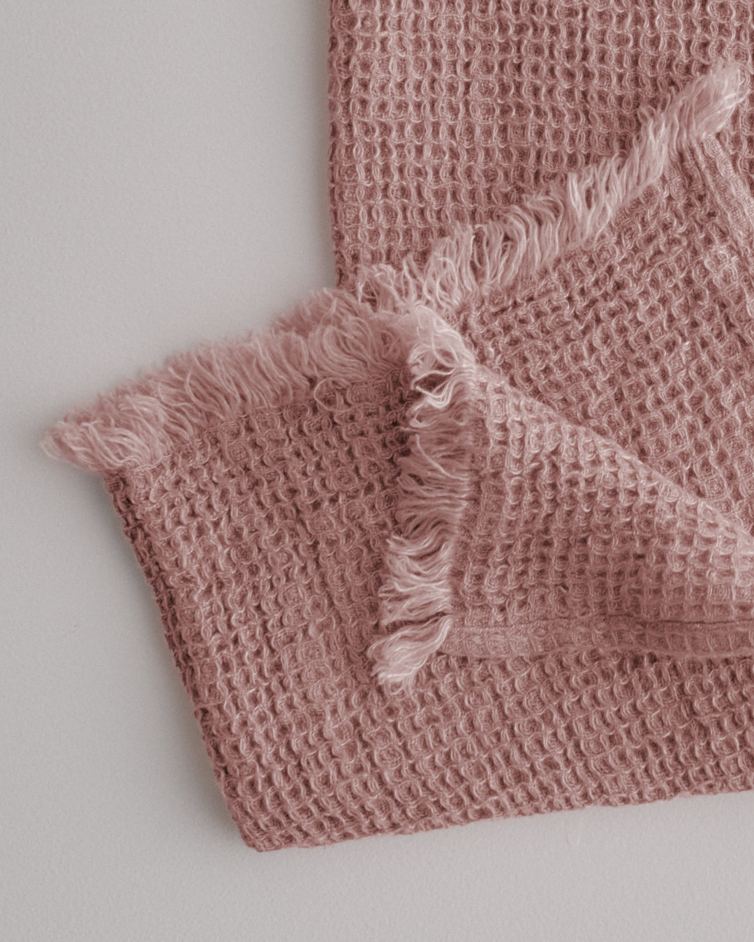 Linen Hand Towels | Clay Pink