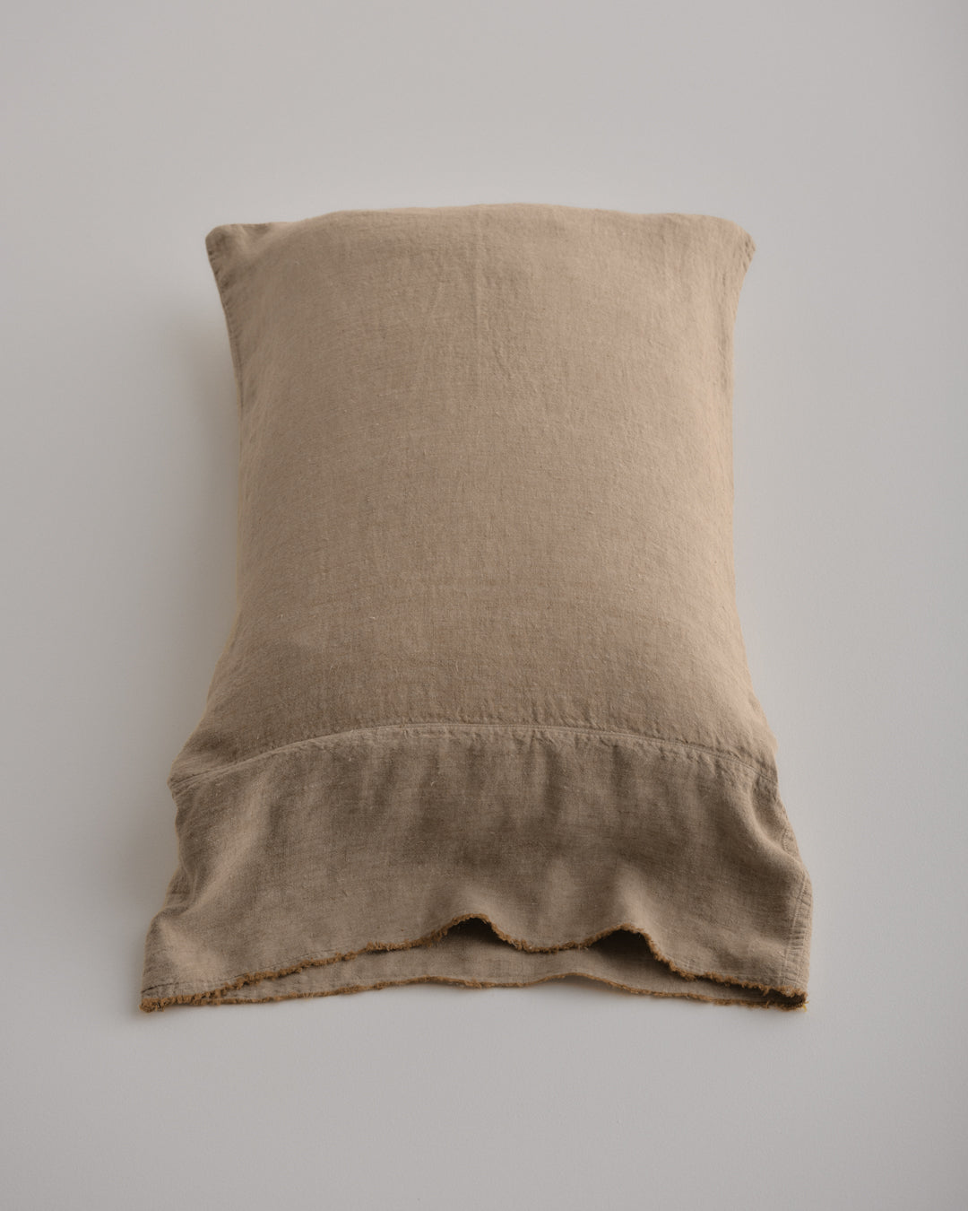 Long Linen Pillowcases | Toffee Brown
