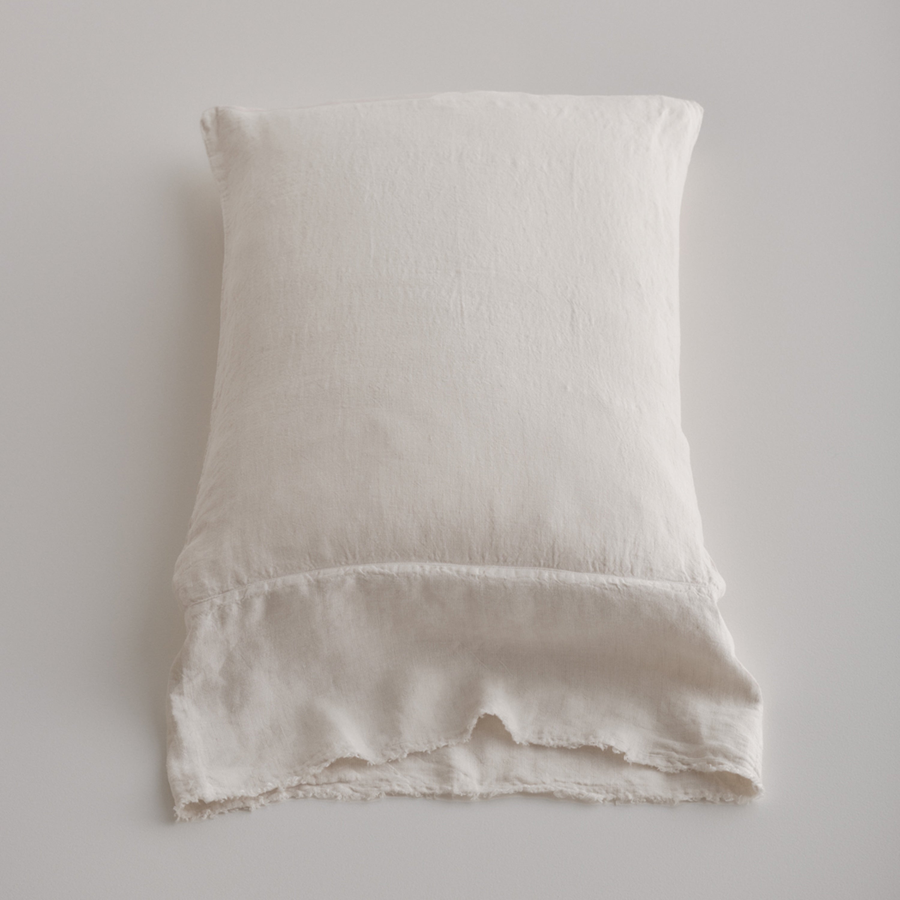 Flocca Long Linen Pillowcase - Petra