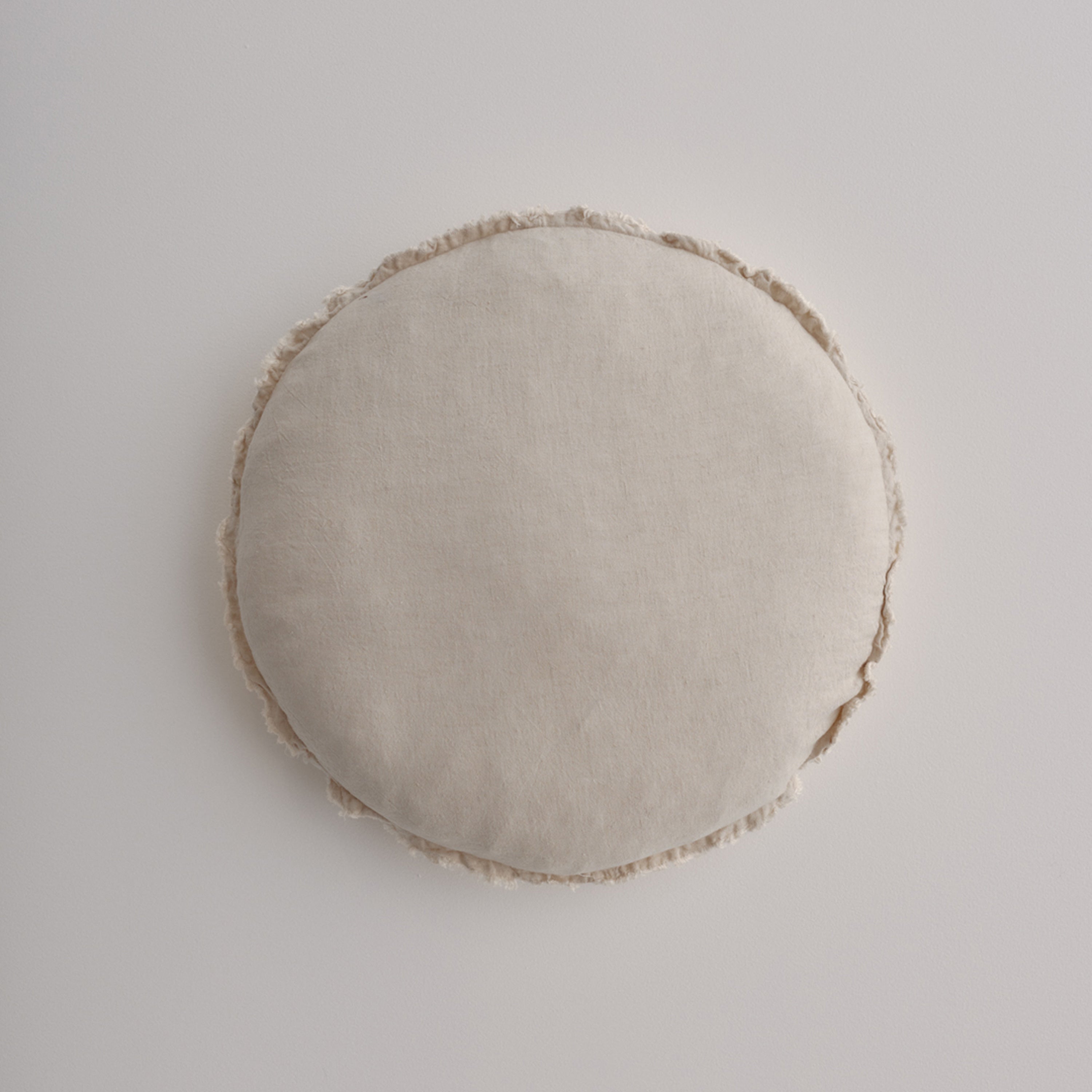 Flocca Macaron Linen Pillow - Sable