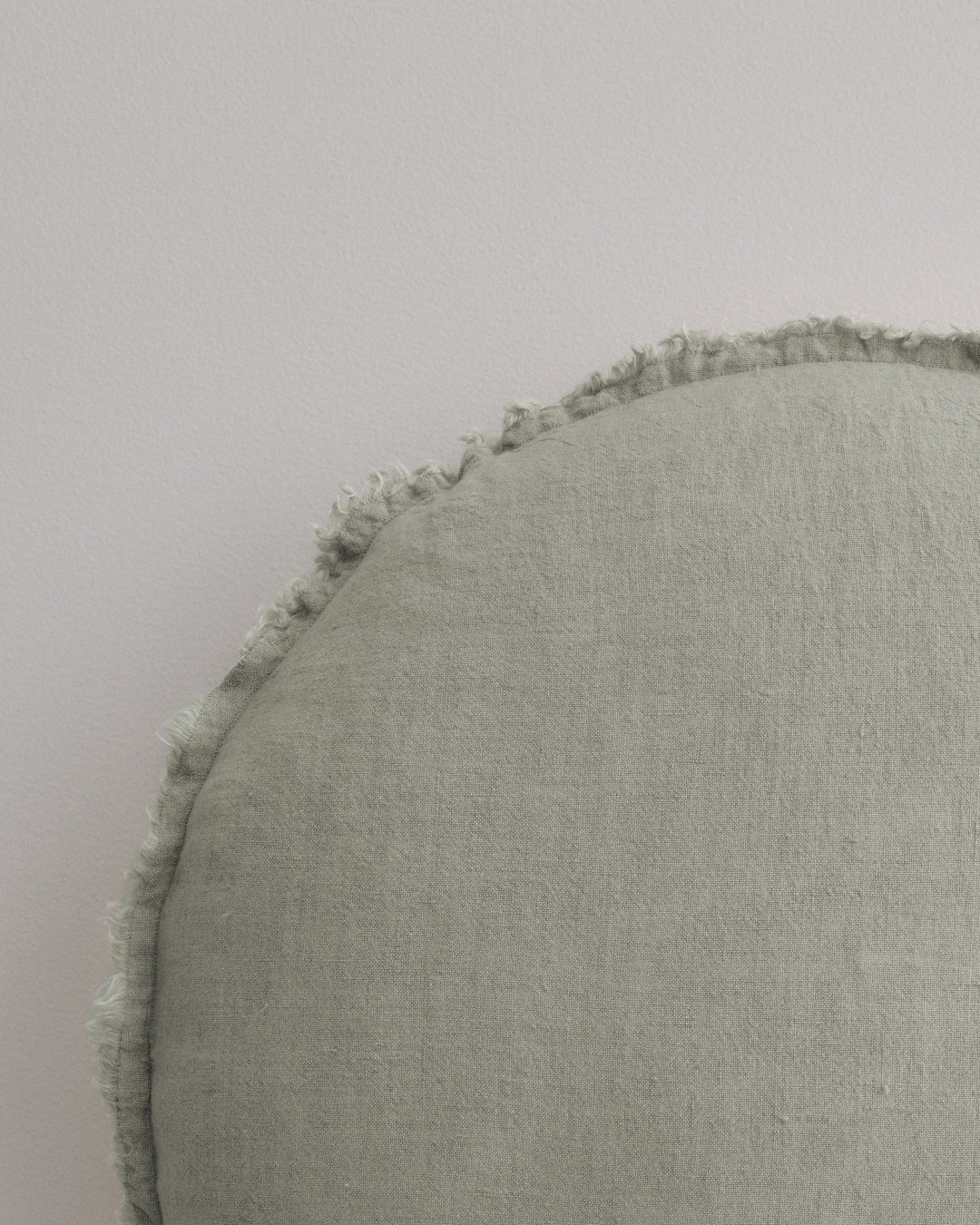 Flocca Macaron Linen Pillow - Argent