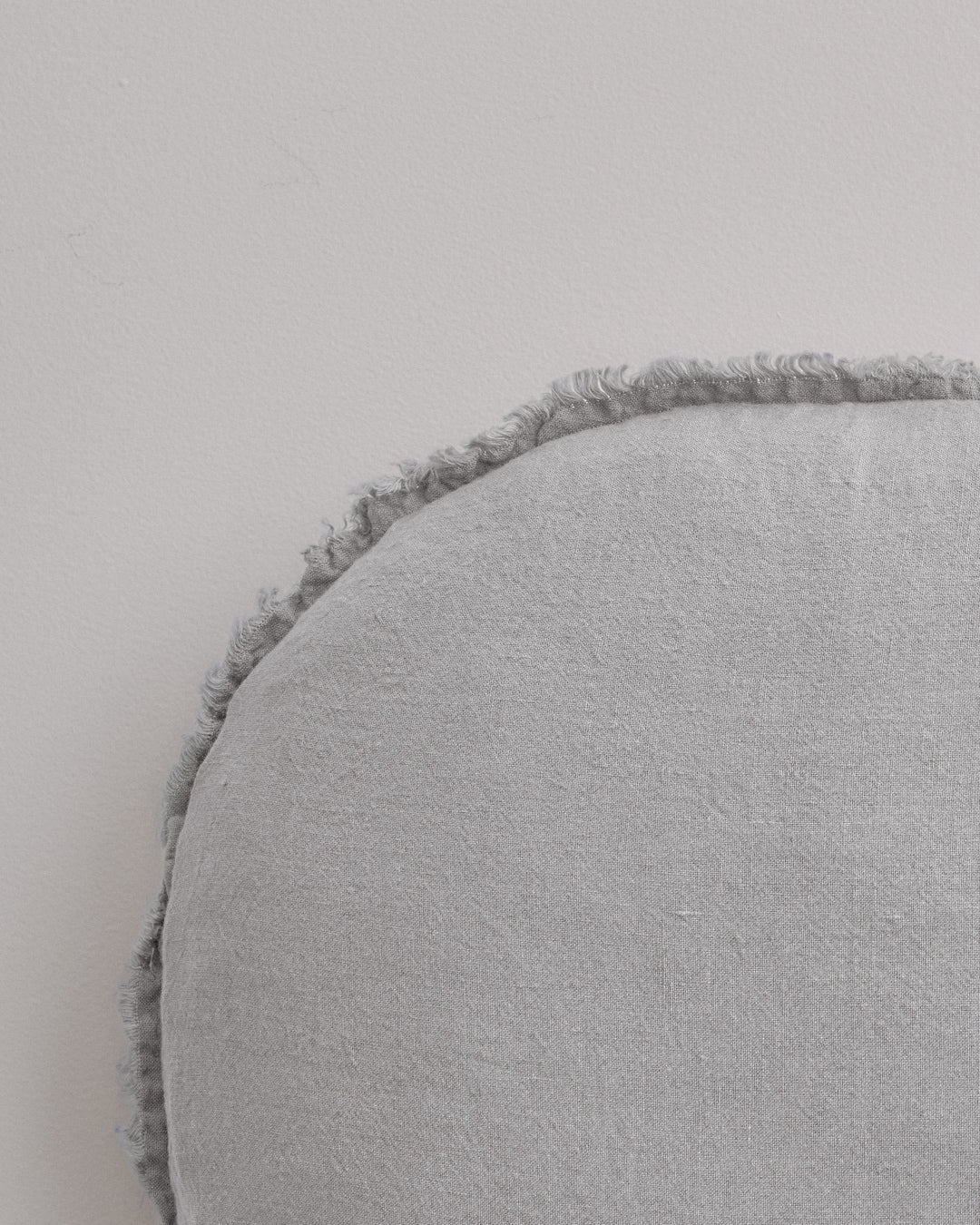 Flocca Macaron Linen Pillow - Fog
