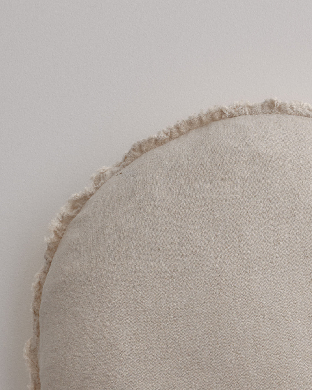 Flocca Macaron Linen Pillow - Sable