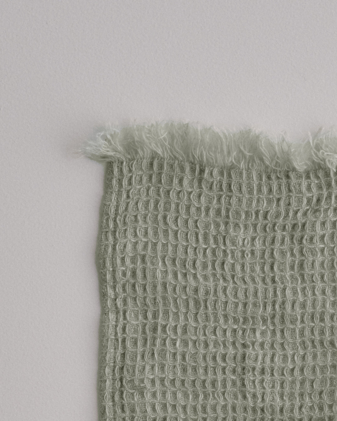 Flocca Linen Face Towel - Argent