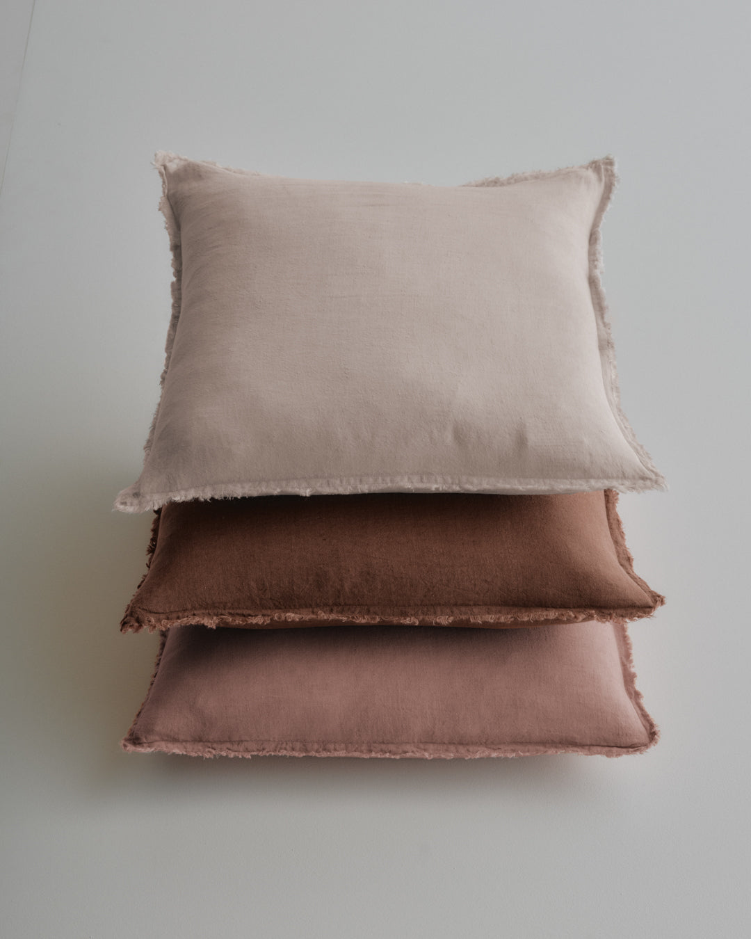 Linen Cushion & Cover | Clay Pink